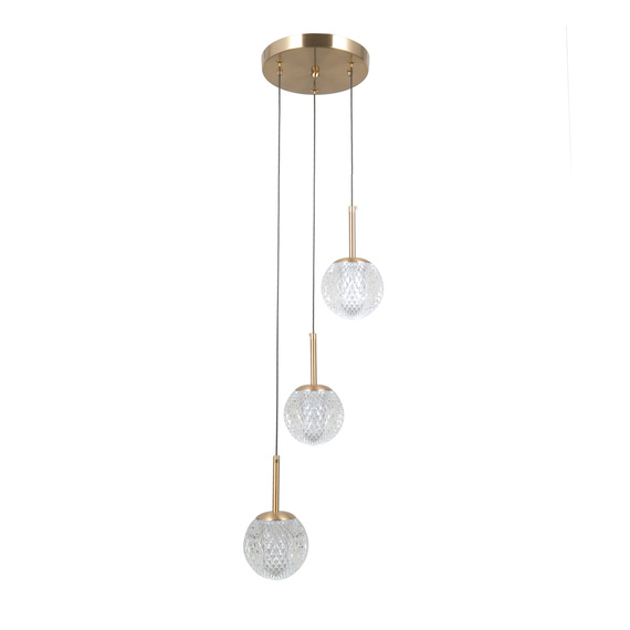 Lampa Wisząca Italux Padri Pnd-40827-3-Hbr-Cl