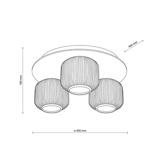TK Lighting Salvia 11068 Plafon