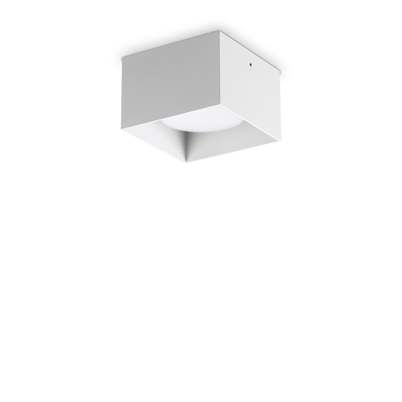 Plafon Ideal Lux Spike Pl1 Square Bianco 317489