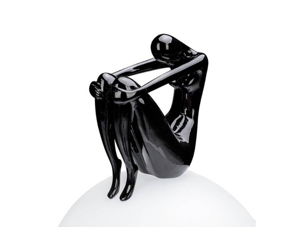 Moosee czarna Lampa stojąca UOMO 35