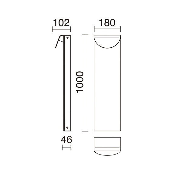 Lampa stojąca zewnętrzna Novolux 926C-L3109B-81 Dion L