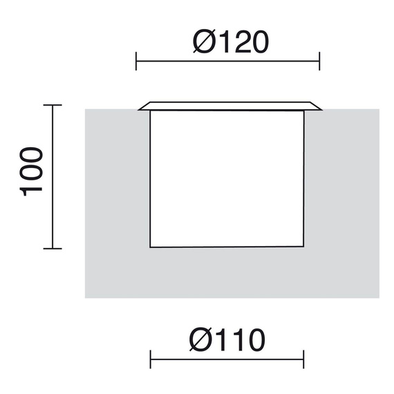 Elio 093A-L0105B-30 Oprawa gruntowa Novolux