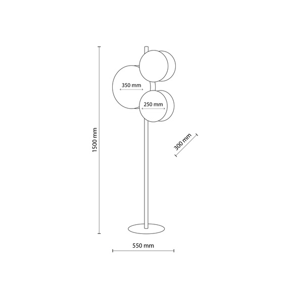 Lampa Podłogowa TK Lighting Pulse 5960