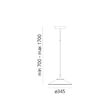 Nowoczesna lampa wisząca LED Artemide Orsa 0352030A