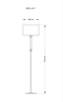  Kutek Mood Bolt BOL-LS-1(N) Lampa Stojąca