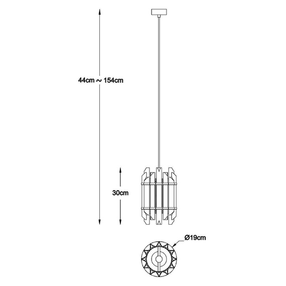 Oprawa wisząca Zuma Line ALEXANDRIA P0556-01D-V7V7