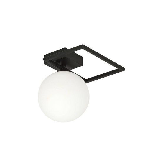 Lampa sufitowa IMAGO 1E BLACK/OPAL czarny (1130/1E) - Emibig