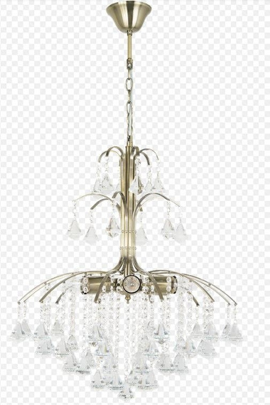 Lampa Wisząca kryształowa Elem Monte Carlo 6246/6 21QG+TR mosiądz