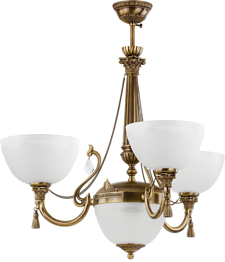 Lampa wisząca Kutek Roma ROM-ZW-3+1(P)