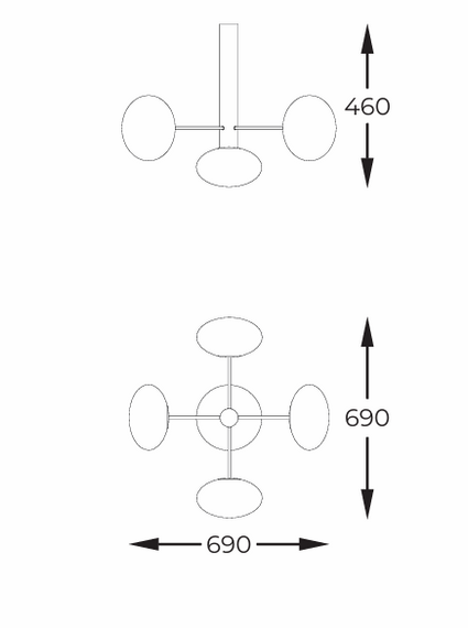 Zuma Line  Plafon 1198 Omi