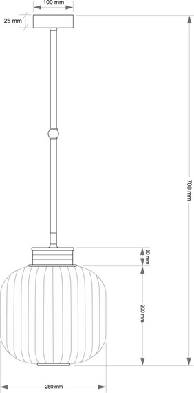 Kutek Alba Lampa wisząca ALB-ZW-1(P)250