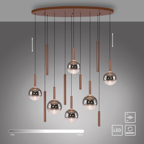 Żyrandol Zuma Line Bowl 003902-035399