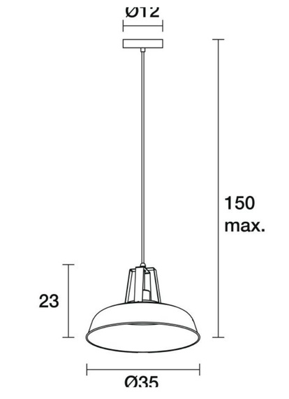 Kaira 605A-G04X1A-10 Lampa wisząca Novolux Exo 