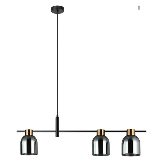 Italux PND-66892-3-BK-SG Lampa wisząca Servio