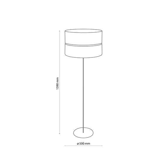 TK Lighting Hilton 5074 Lampa Stojąca