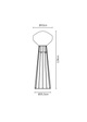Lampa podłogowa FABBIAN AÉROSTAT F27 C03 41