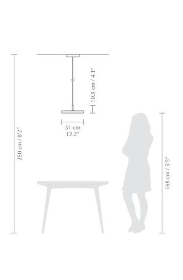 Lampa wisząca VITA Copenhagen Asteria 2222 czarna