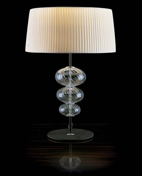 Lampka stojąca Vintage MUSA TA złota/brązowa