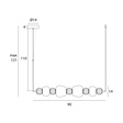 Lampa Wisząca Maxlight Modern P0631