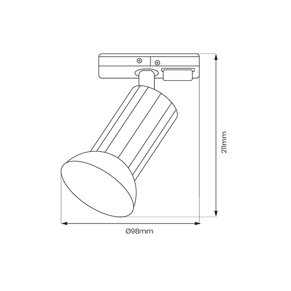 Lampa Szynowa Milagro Tulip ML1205