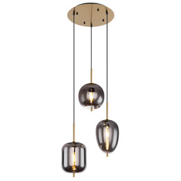 Globo Lighting Lampa wisząca Blacky 15345-3MM