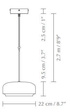 Lampa wisząca VITA Copenhagen Hazel 2441
