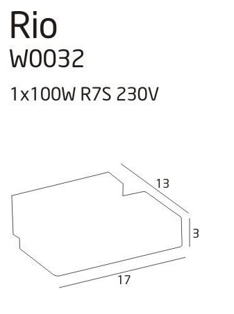 Kinkiet Maxlight Rio W0032