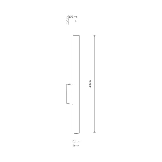 Oprawa ścienna Nowodvorski Złota 10562 Laser