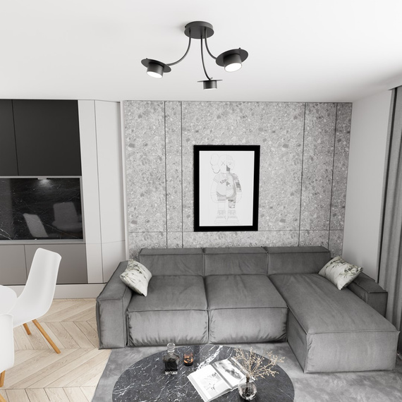 Lampa Wisząca Emibig Enso 3 Bl (1445/3)