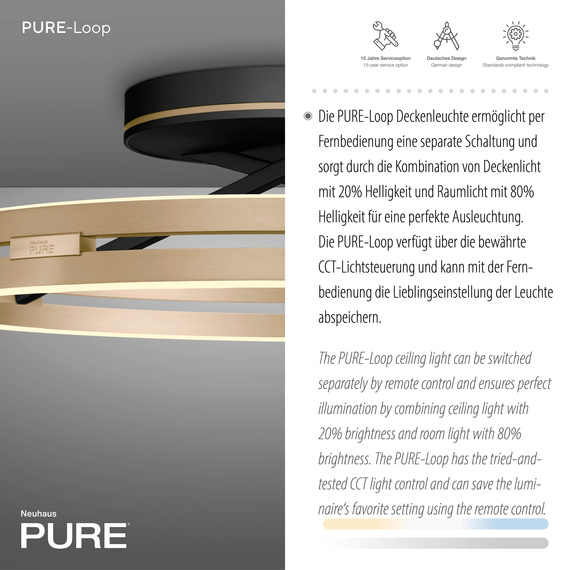 Zuma Line Pure Loop 003902-030811 Plafon