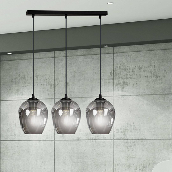 Wisząca lampa ISTAR 3 BL GRAFIT czarny (680/3) - Emibig