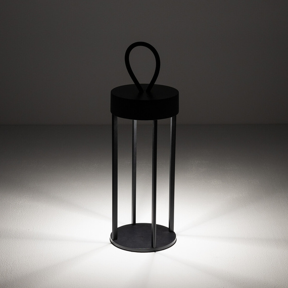 Nowodvorski Lampa stołowa zewnętrzna Nala Czarna 11536