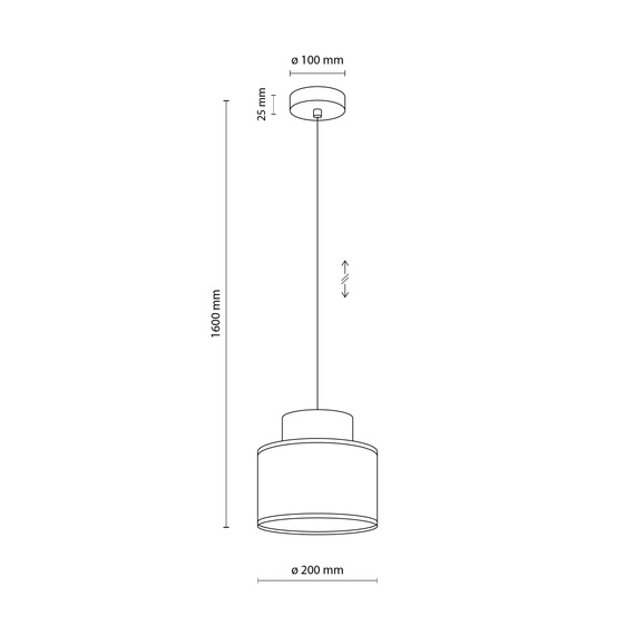 Lampa Wisząca TK Lighting Duo 2785