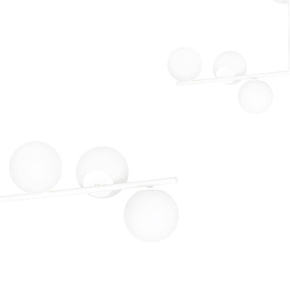 Sufitowy plafon BIOR 6 WHITE biały (1021/6) - Emibig