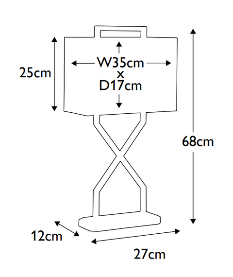 Elstead Lighting CROSS-TL-IVORY Lampka nocna Cross