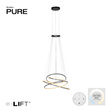 Żyrandol Paul Neuhaus Pure E-flying Rings 003902-030797