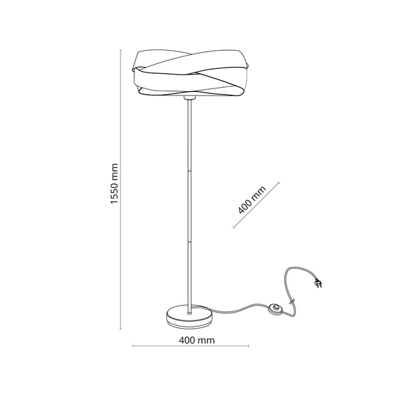 Lampa Podłogowa TK Lighting Terra 6985