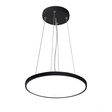 Lampa wisząca Italux Alata PND-72836-300R-24W-BL Czarna