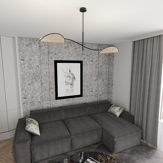 Plafon Emibig Lotus 2 Bl Natural (1463/2)