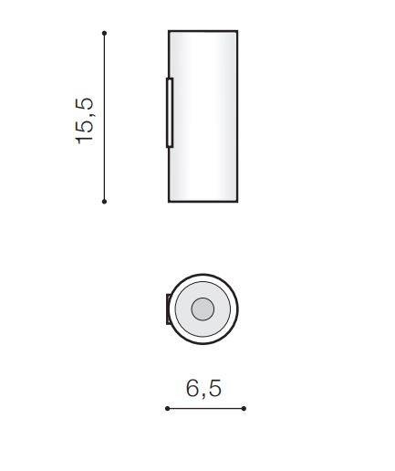 Mosiądz Kinkiet Azzardo Velia AZ4397