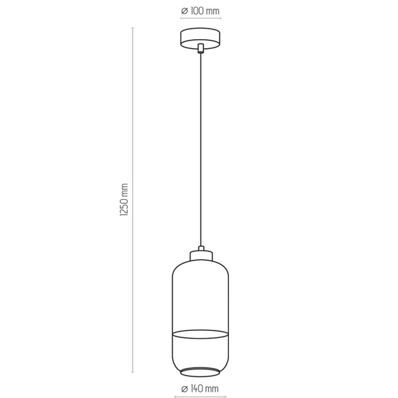 Lampa Wisząca TK Lighting Marco 3356  