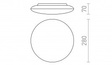 Plafon Redlux Sassari R13642