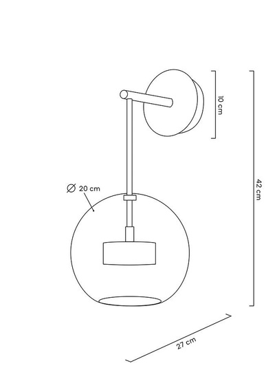 Kinkiet Moosee Capri XCW9148-1