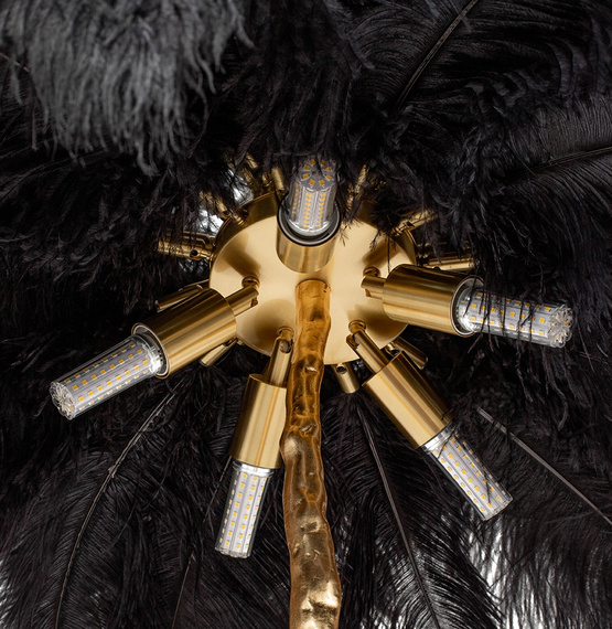 Lampa Podłogowa Moosee Tiffany JL0019.BLACK