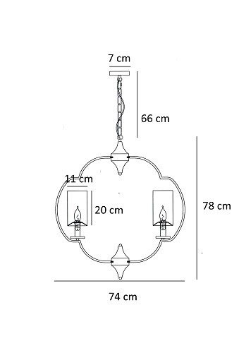 Lampa wisząca Berella Light Liburo BL0334