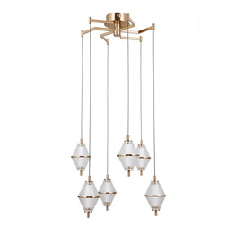 Italux Lampa wisząca PND-34395-6-HBR Fuente