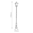 Lampa Stojąca GP1-BLACK Elstead Grampian
