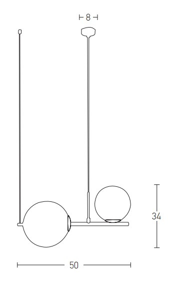 Lampa Wisząca Zambelis 1997