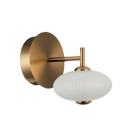 Lampa Ścienna Italux Nico Wl-8545-1-Bk-Gd