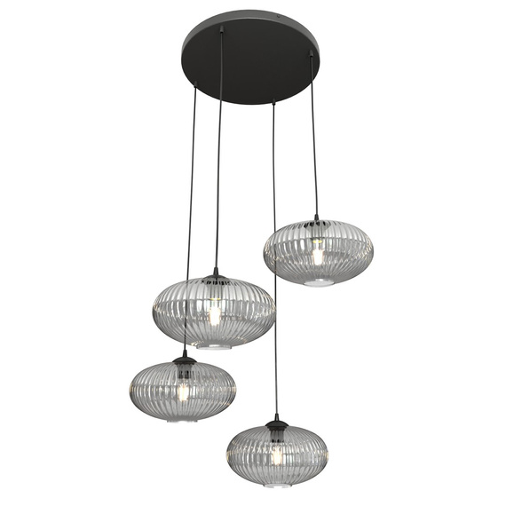 Lampa Wisząca Emibig Coco 4 Bl Prem Grafit (1377/4PREM)